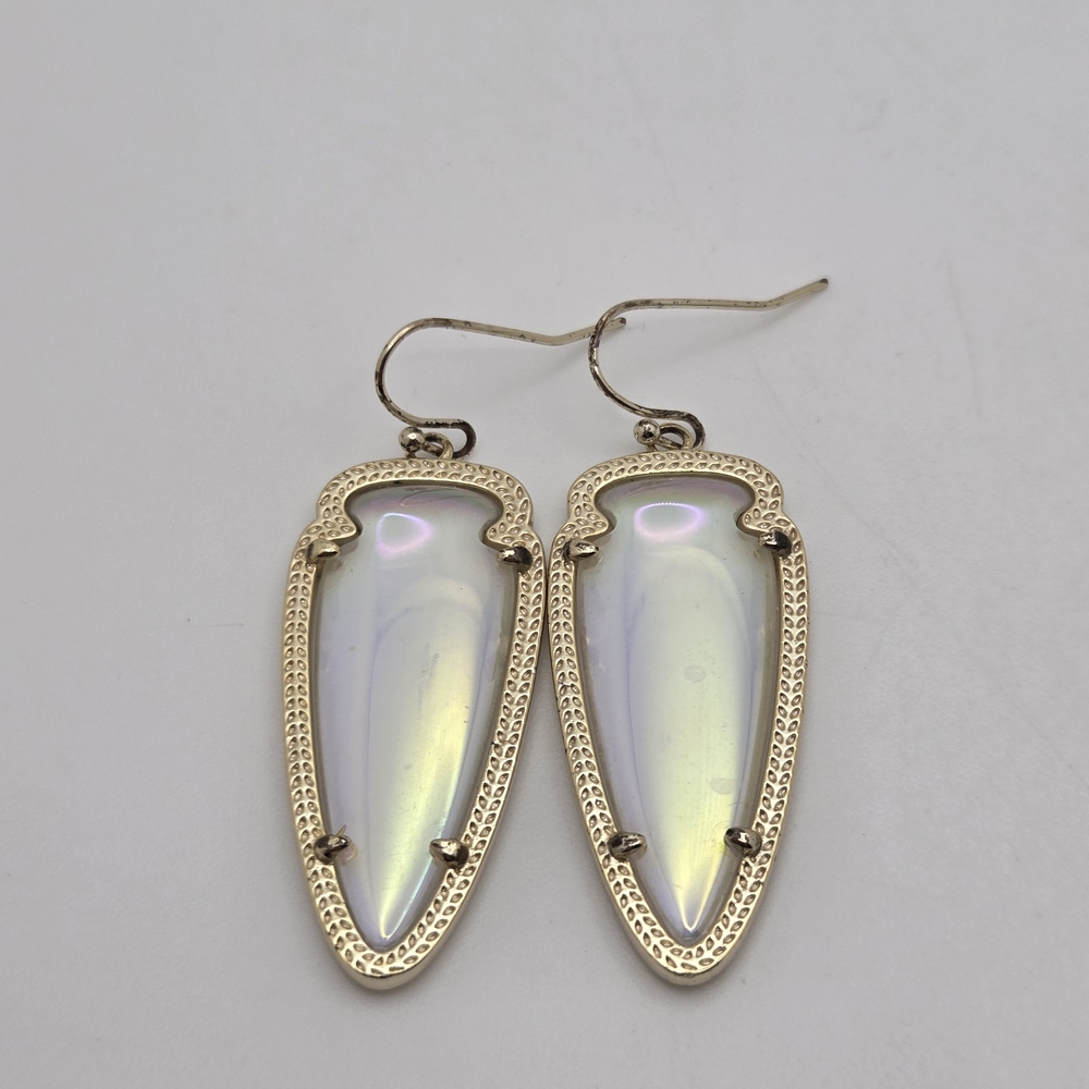 Kendra Scott Gold and Iridescent Earrings